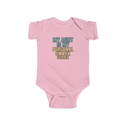 My Aunt is My Personal Snack Dealer - Baby Bodysuit - Hardline Snacks