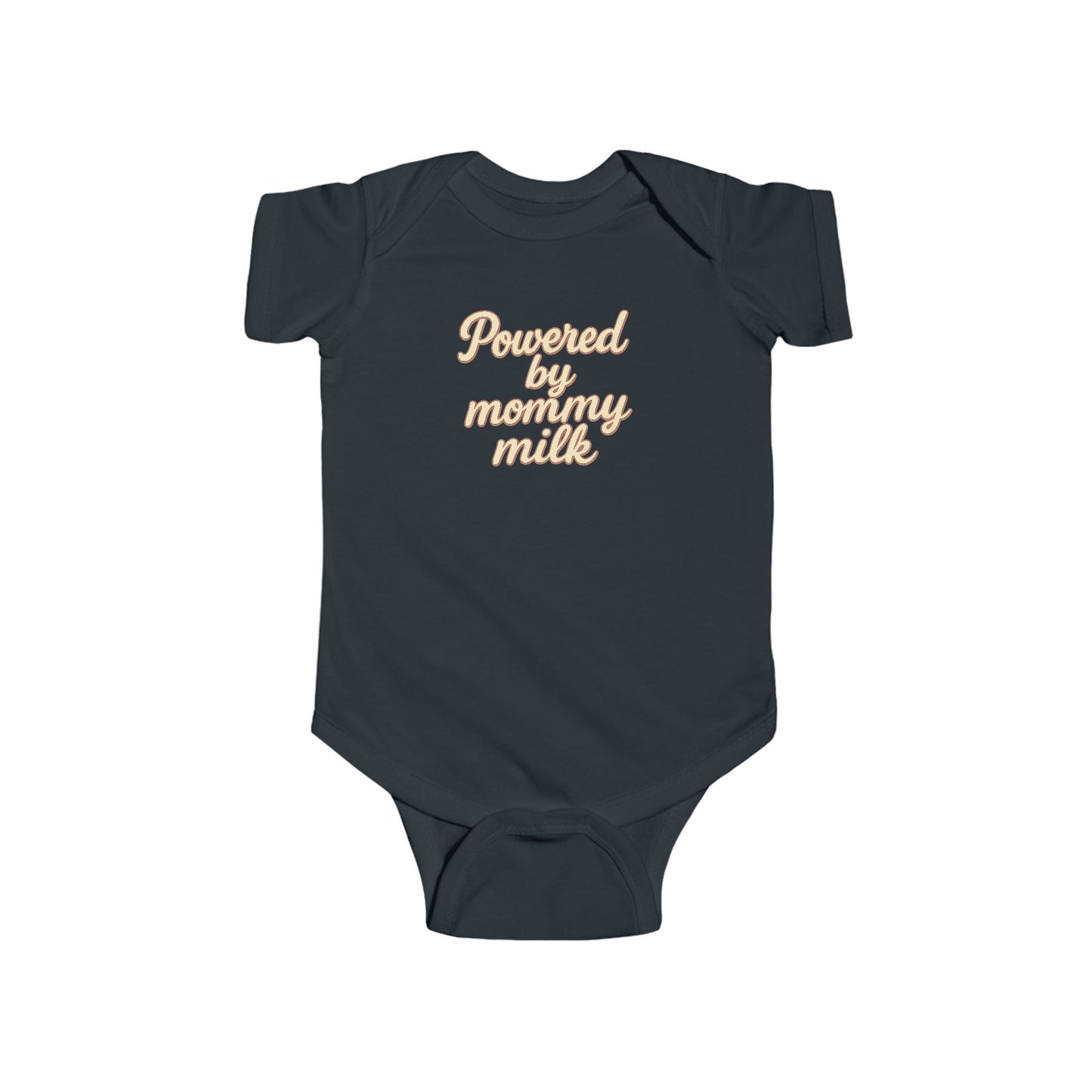 Powered by Mommy Milk - Baby Bodysuit - in Elegant Vanilla