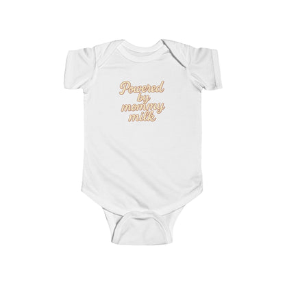 Powered by Mommy Milk - Baby Bodysuit - in Elegant Vanilla
