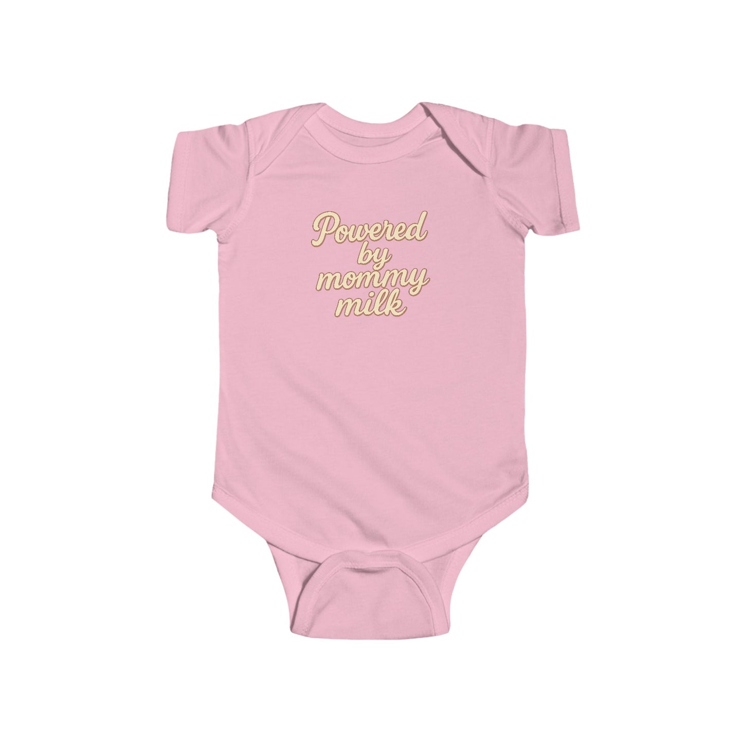 Powered by Mommy Milk - Baby Bodysuit - in Elegant Vanilla