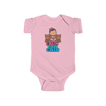 I Run This Crib - Baby Bodysuit - Princess Charlotte