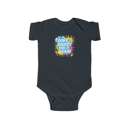 Oops Daddy Did it Again - Baby Bodysuit - Graffiti Style