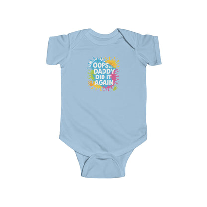 Oops Daddy Did it Again - Baby Bodysuit - Graffiti Style
