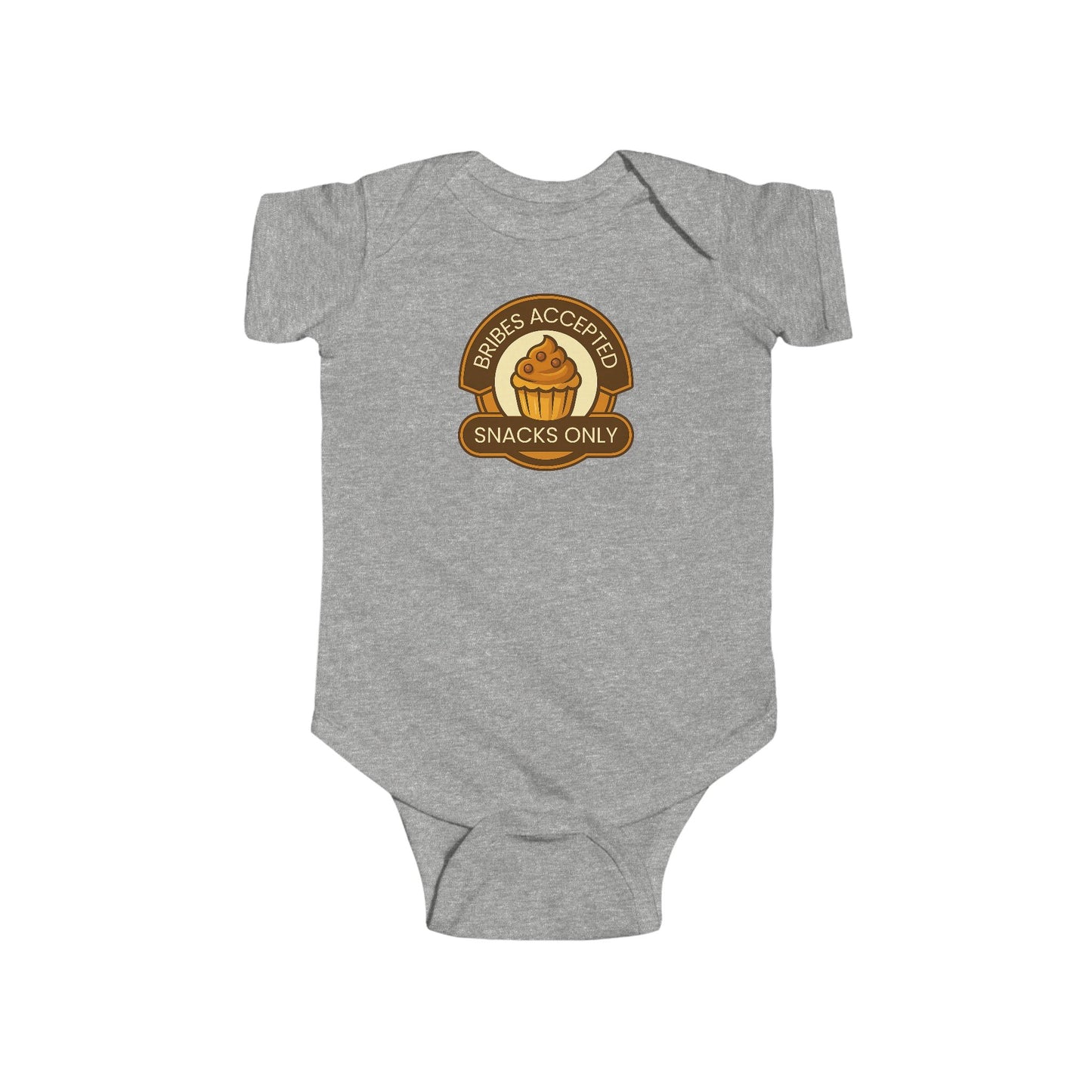 Bribes Accepted, Snacks Only - Baby Bodysuit - Chocolate and More Chocolate