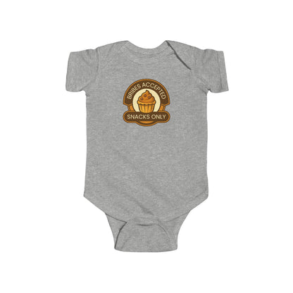 Bribes Accepted, Snacks Only - Baby Bodysuit - Chocolate and More Chocolate