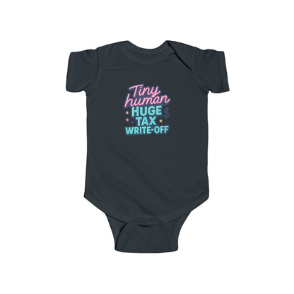Tiny Human, Huge Tax Write-Off - Baby Bodysuit - Neon in Miami