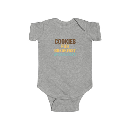 Cookies for Breakfast at Grandma's - Baby Bodysuit - Blocky