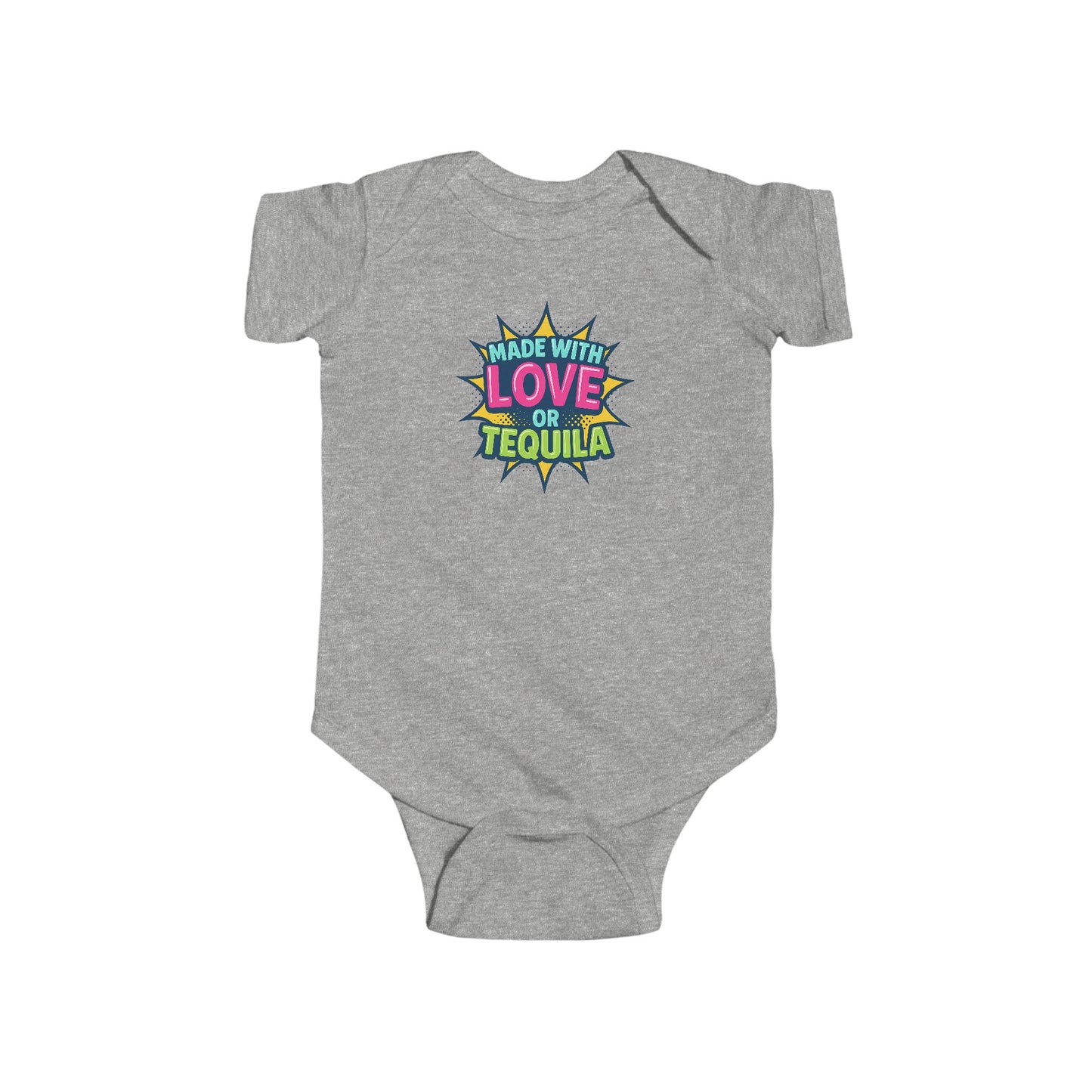 Made With Love, or Little Tequila - Baby Bodysuit - Comic Pop