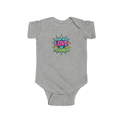 Made With Love, or Little Tequila - Baby Bodysuit - Comic Pop