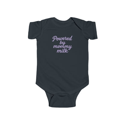 Powered by Mommy Milk - Baby Bodysuit - in Elegant Lavender