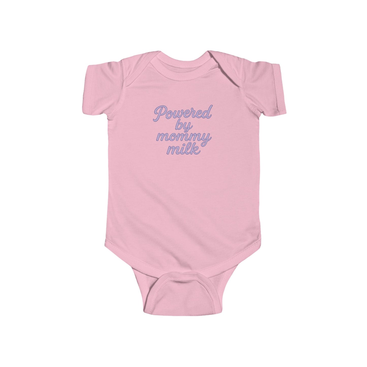 Powered by Mommy Milk - Baby Bodysuit - in Elegant Lavender