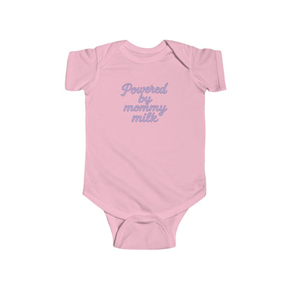 Powered by Mommy Milk - Baby Bodysuit - in Elegant Lavender