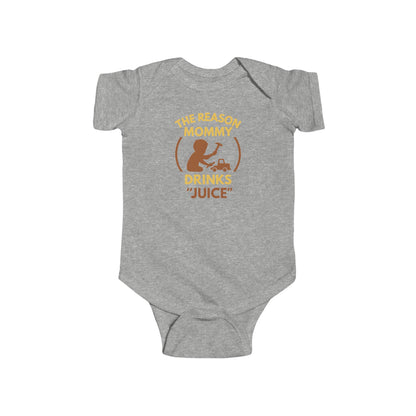 The Reason Mommy Drinks "Juice" - Baby Bodysuit - Vintage Mechanic