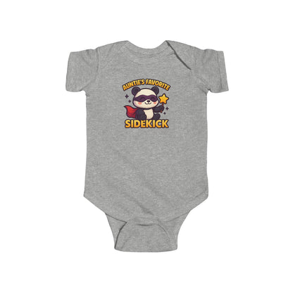 Auntie's Favorite Sidekick - Baby Bodysuit - Super Panda