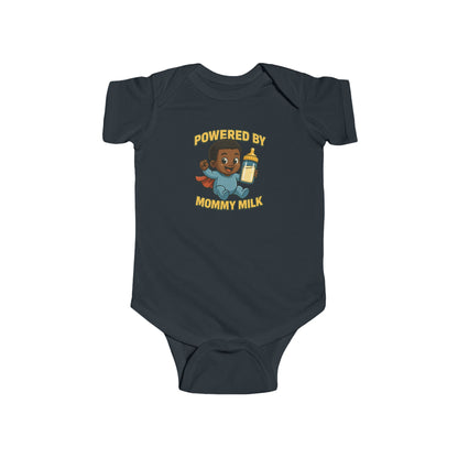 Powered by Mommy Milk - Baby Bodysuit - Hero Jordan