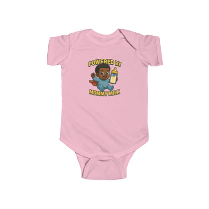 Powered by Mommy Milk - Baby Bodysuit - Hero Jordan
