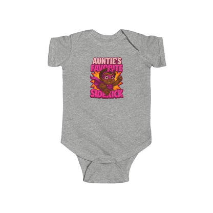 Auntie's Favorite Sidekick - Baby Bodysuit - Hero Eva