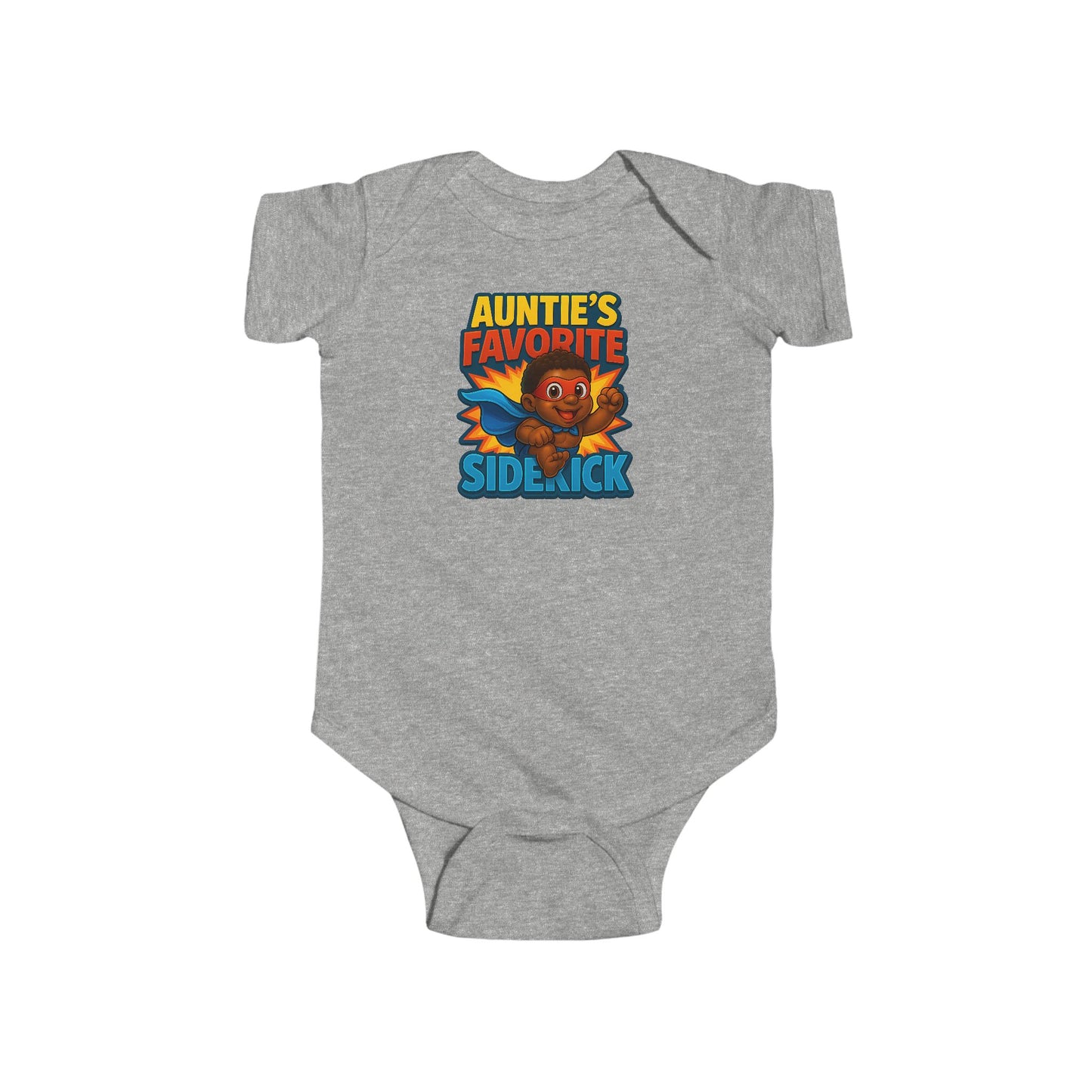 Auntie's Favorite Sidekick - Baby Bodysuit - Hero Jordan