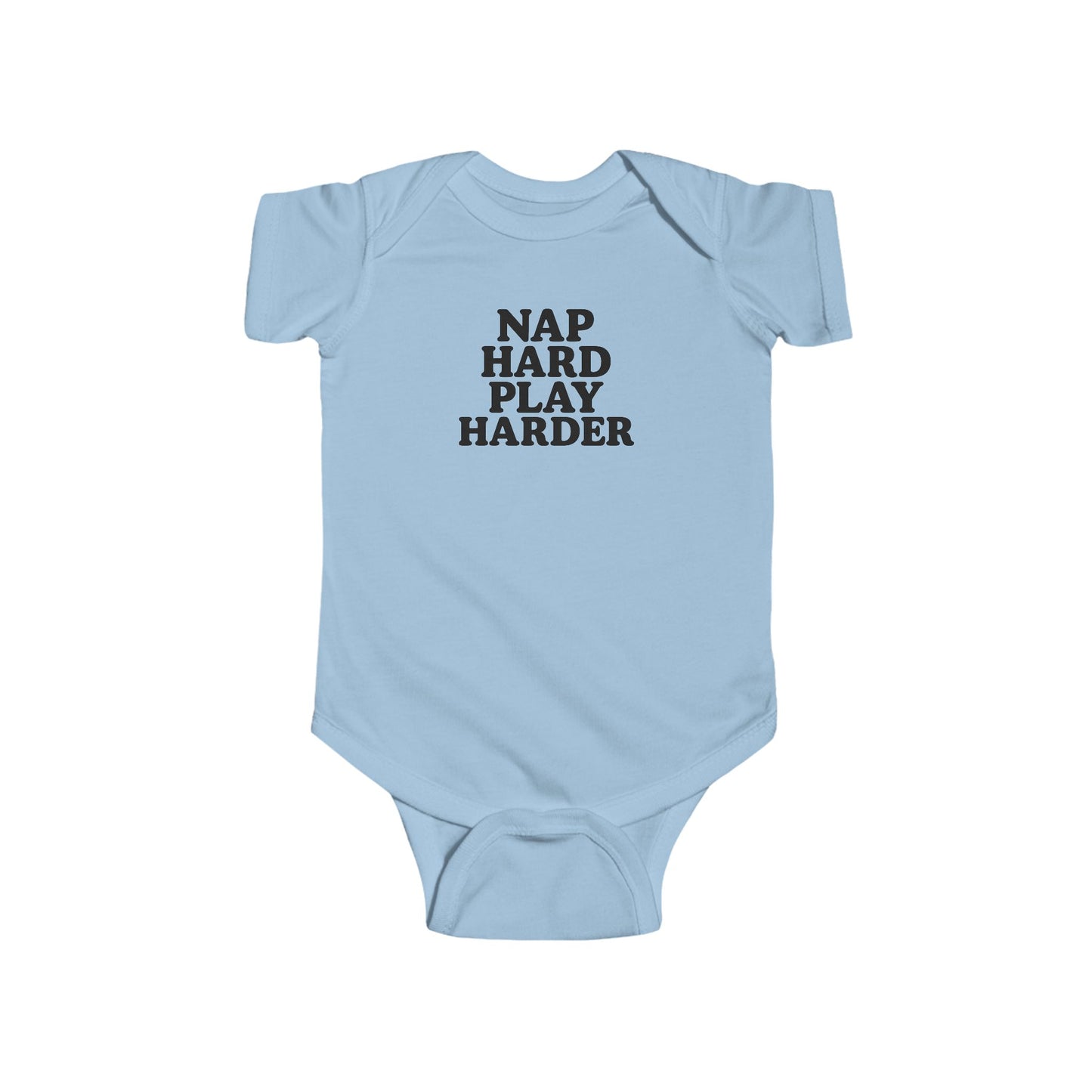 Nap Hard, Play Harder - Baby Bodysuit - Serious Play
