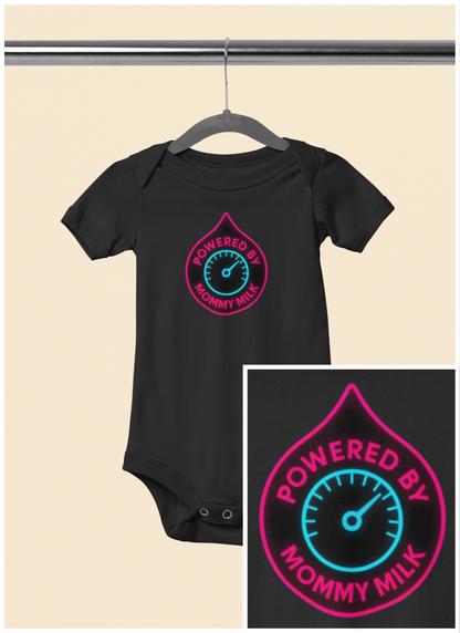 Powered by Mommy Milk - Baby Bodysuit - Full Tank of Love