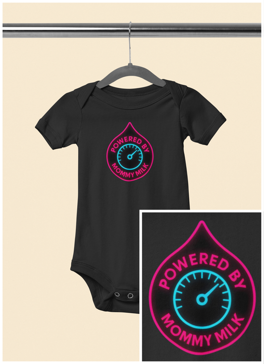 Powered by Mommy Milk - Baby Bodysuit - Full Tank of Love
