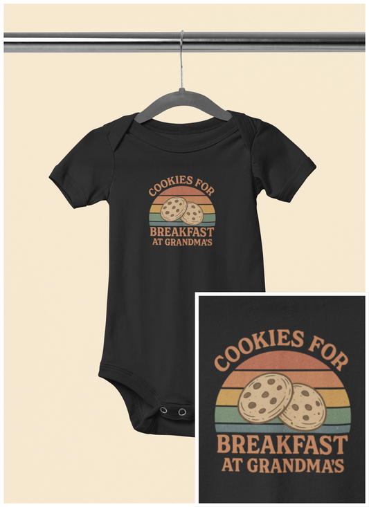 Cookies for Breakfast at Grandma's - Baby Bodysuit - Prairie House