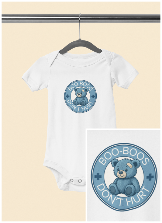 Boo-Boos Don't Hurt - Baby Bodysuit - Buddy Bear