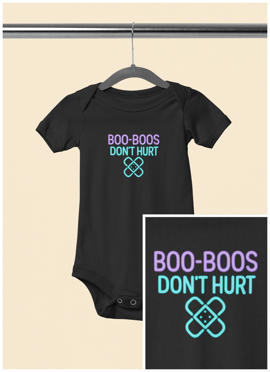 Boo-Boos Don't Hurt - Baby Bodysuit - Neon