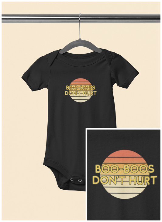 Boo-Boos Don't Hurt - Baby Bodysuit - on Santa Fe Sunset