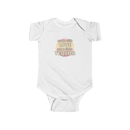 Made With Love, and a Little Tequila - Baby Bodysuit - on Savannah Sunset