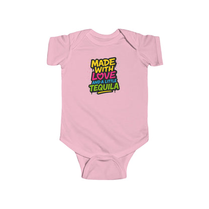 Made With Love, and a Little Tequila - Baby Bodysuit - Graffiti