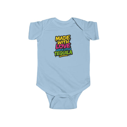 Made With Love, and a Little Tequila - Baby Bodysuit - Graffiti