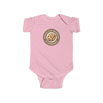 Cookies for Breakfast at Grandma's - Baby Bodysuit - Modern Stamp