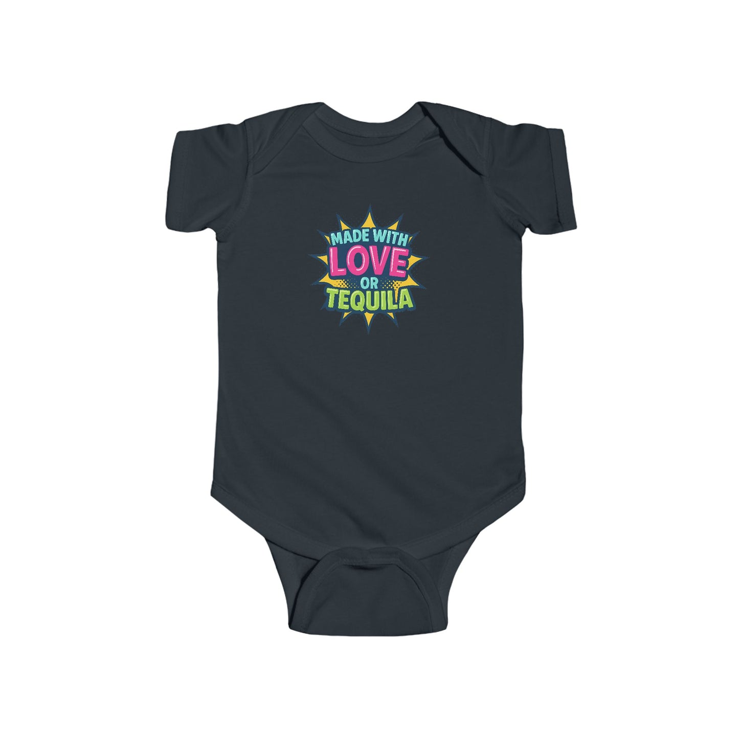 Made With Love, or Little Tequila - Baby Bodysuit - Comic Pop