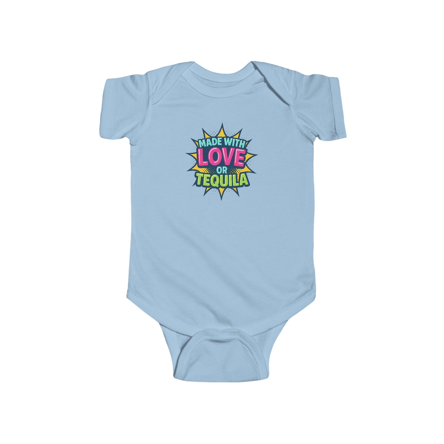 Made With Love, or Little Tequila - Baby Bodysuit - Comic Pop