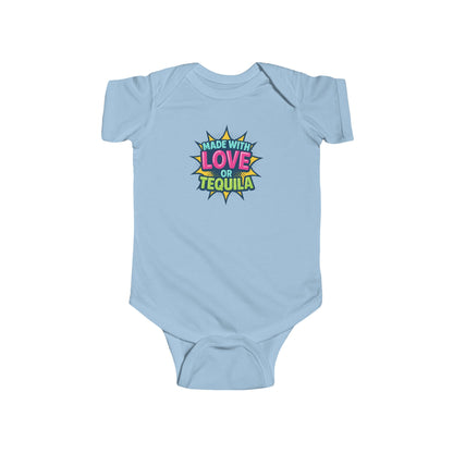 Made With Love, or Little Tequila - Baby Bodysuit - Comic Pop
