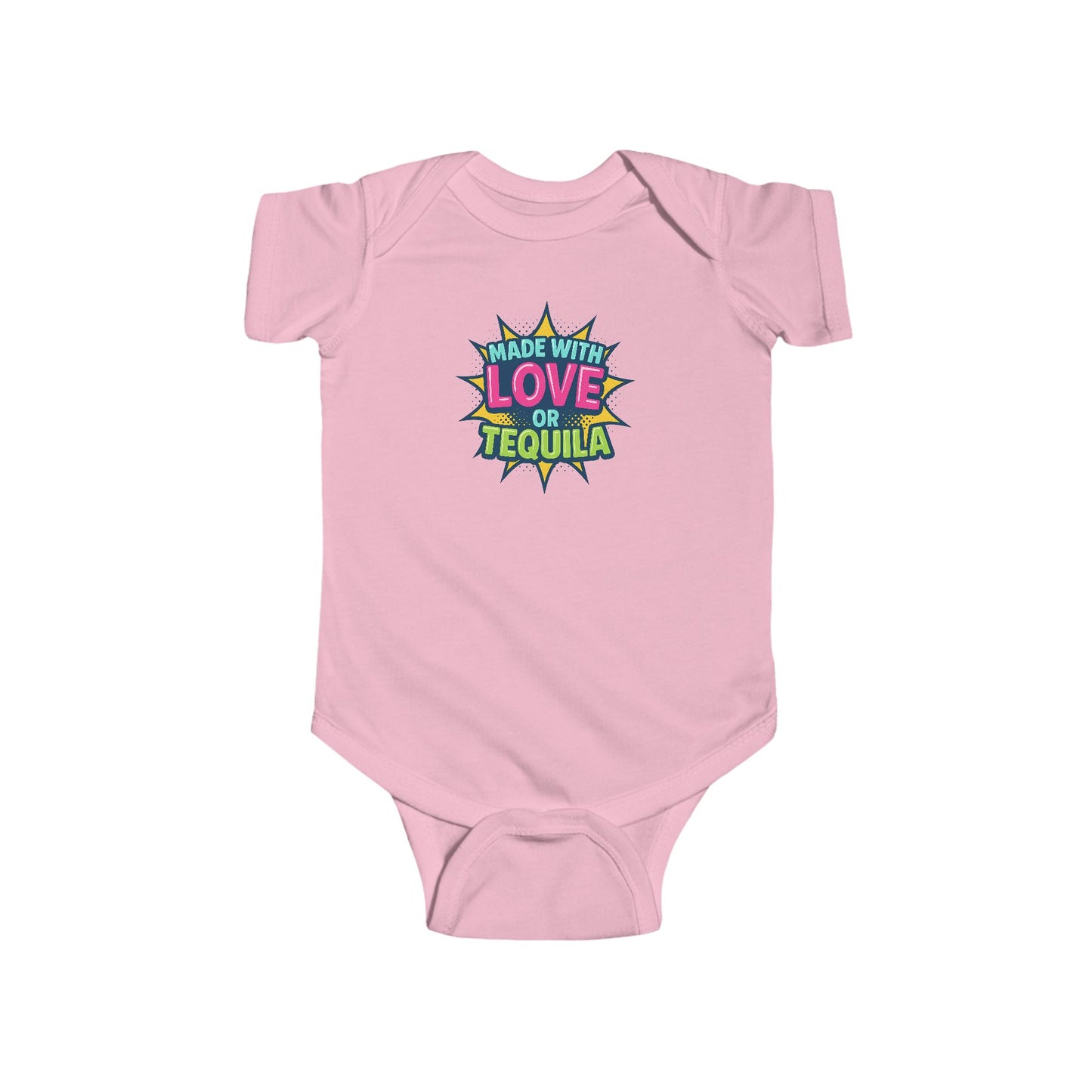 Made With Love, or Little Tequila - Baby Bodysuit - Comic Pop