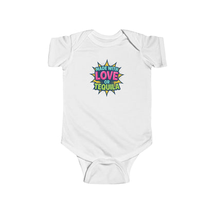Made With Love, or Little Tequila - Baby Bodysuit - Comic Pop