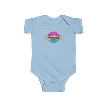 Boo-Boos Don't Hurt - Baby Bodysuit - on Dallas Sunset