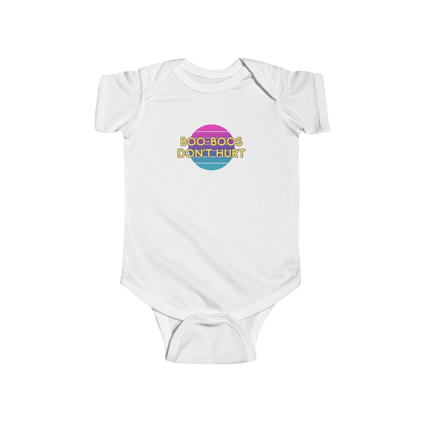 Boo-Boos Don't Hurt - Baby Bodysuit - on Dallas Sunset