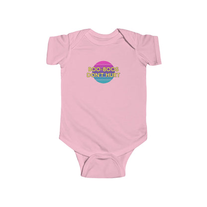 Boo-Boos Don't Hurt - Baby Bodysuit - on Dallas Sunset