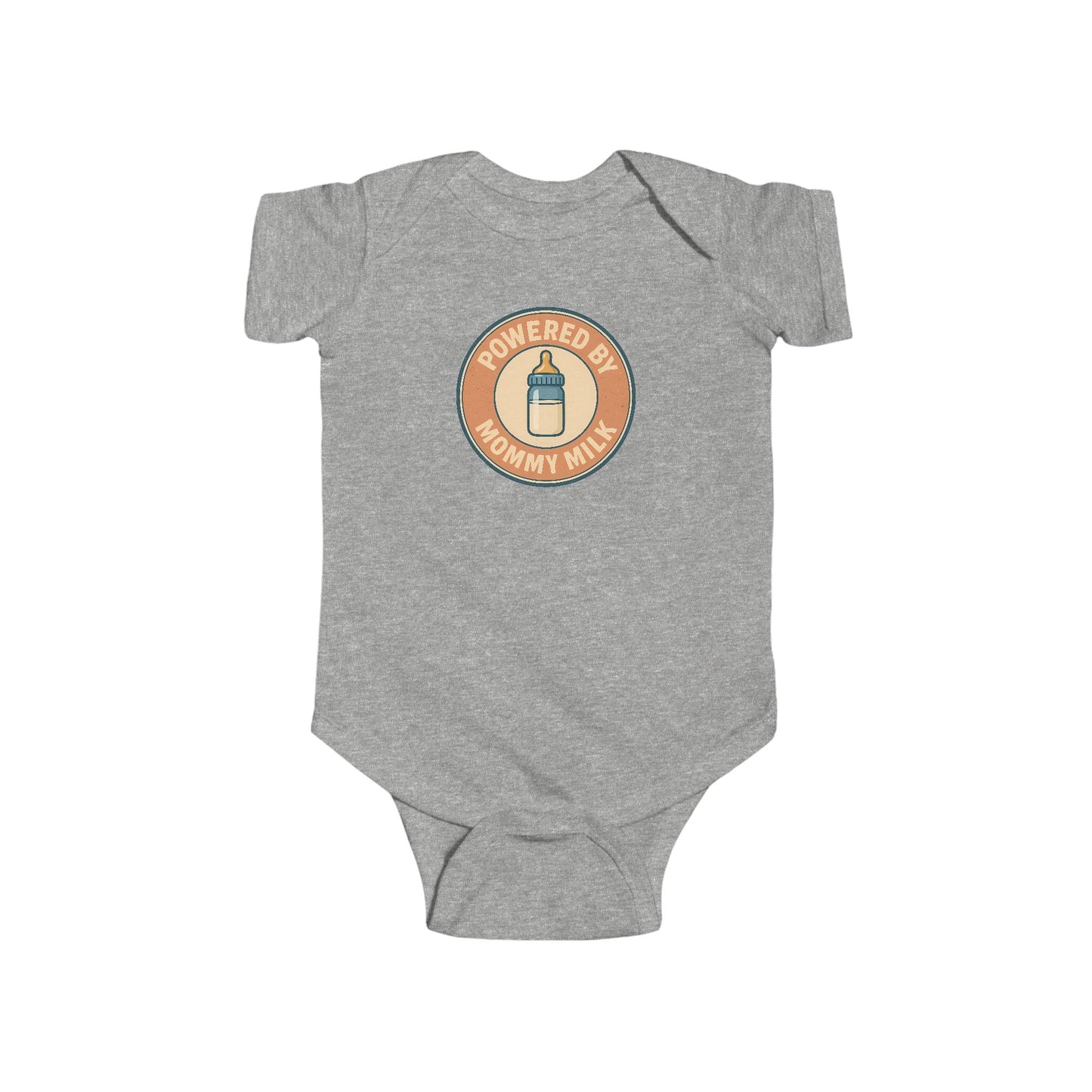 Powered by Mommy Milk - Baby Bodysuit - Bottle of Love