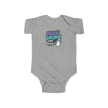 Milk Drunk and Loving It - Baby Bodysuit - Graffiti