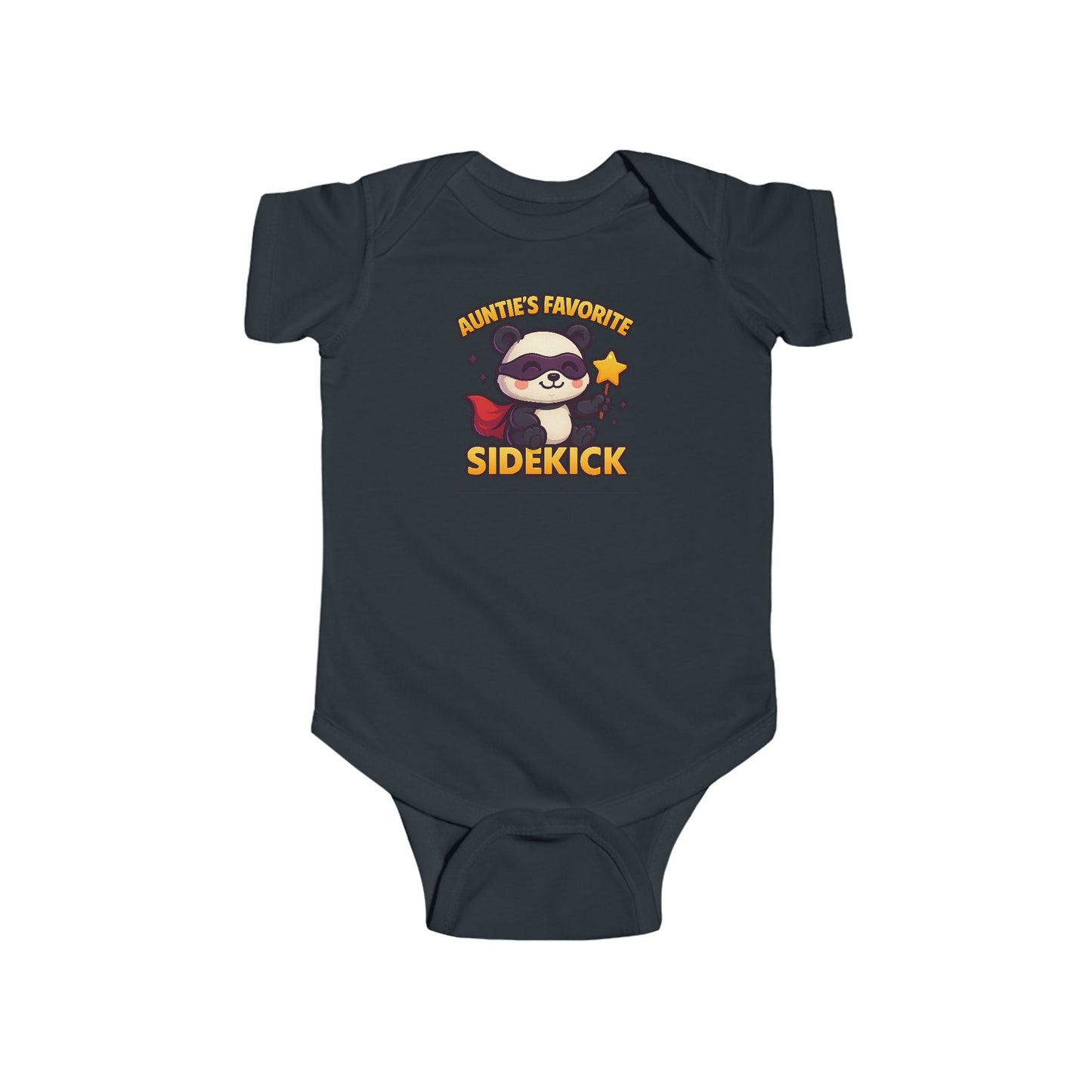 Auntie's Favorite Sidekick - Baby Bodysuit - Super Panda