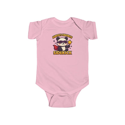 Auntie's Favorite Sidekick - Baby Bodysuit - Super Panda
