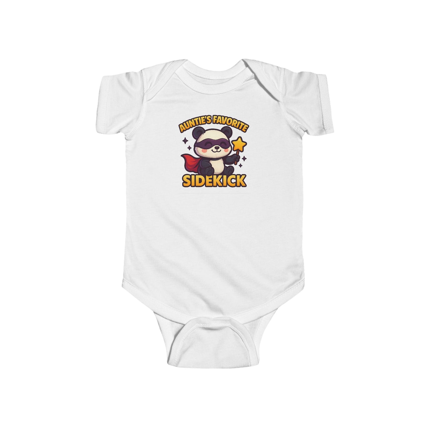 Auntie's Favorite Sidekick - Baby Bodysuit - Super Panda