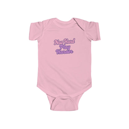 Nap Hard, Play Harder - Baby Bodysuit - Venice Beach
