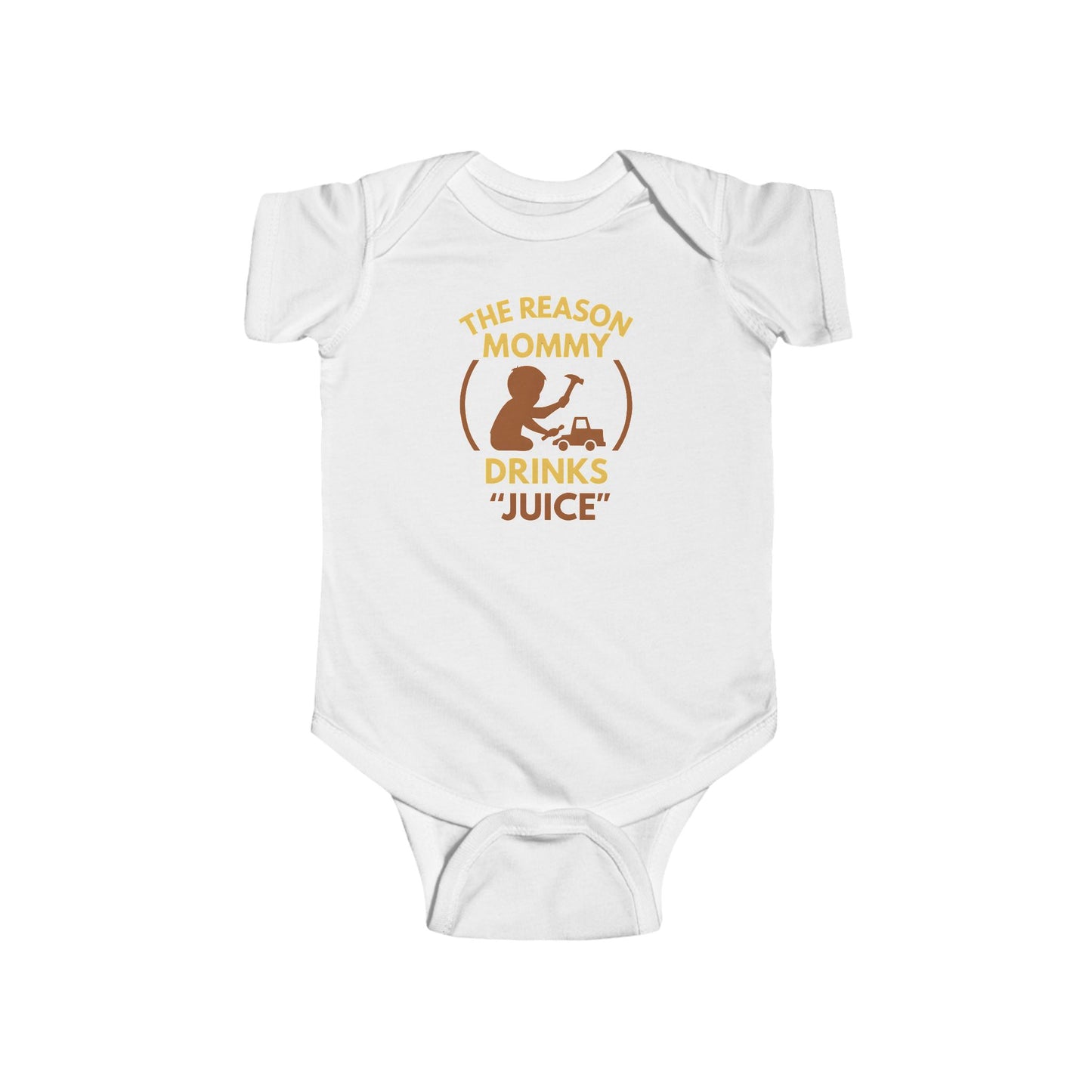 The Reason Mommy Drinks "Juice" - Baby Bodysuit - Vintage Mechanic