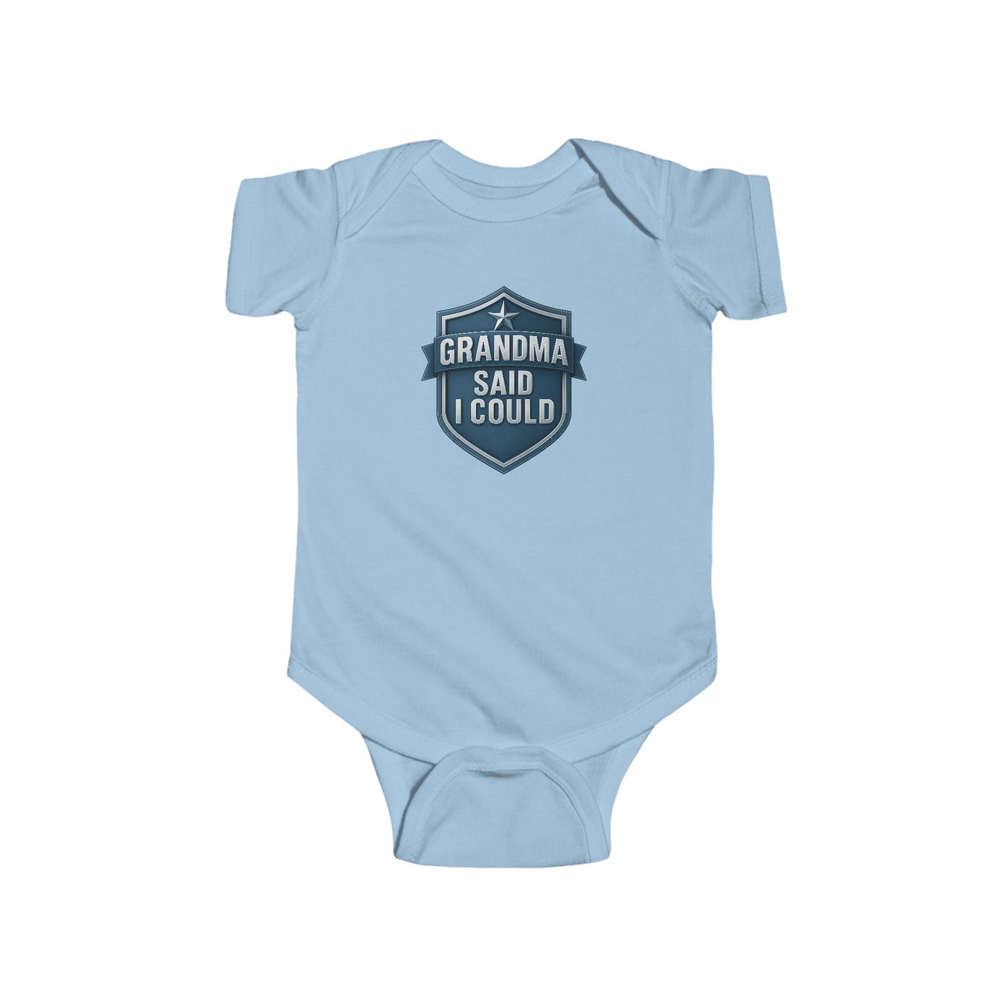 Grandma Said I Could - Baby Bodysuit - Blue Shield