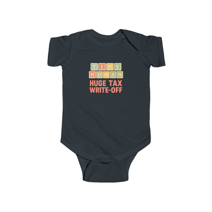Tiny Human, Huge Tax Write-Off - Baby Bodysuit - ABC Blocks